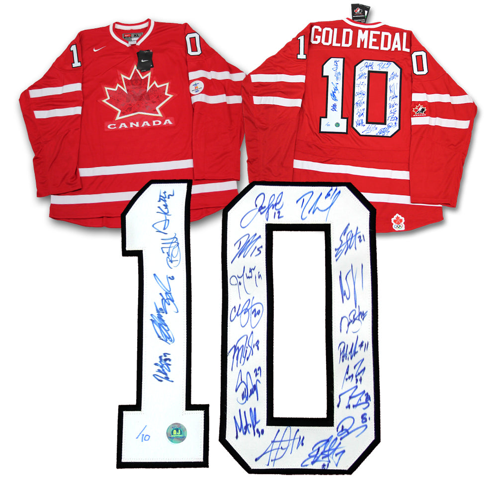Jarome Iginla Team Canada Autographed White Nike Olympic Hockey Jersey -  NHL Auctions