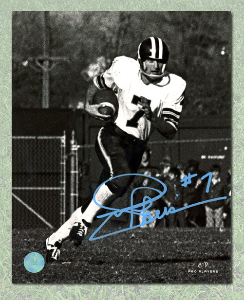 Joe Theismann Toronto Argonauts Autographed Rushing 8x10 Photo | AJ Sports.