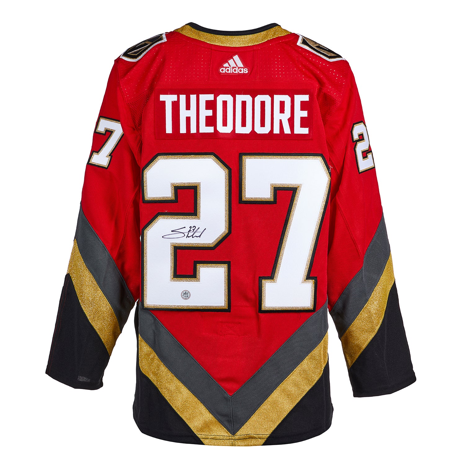 Shea Theodore Vegas Golden Knights Signed Adidas Jersey 