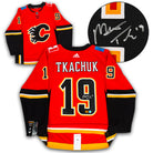 Matthew Tkachuk Calgary Flames Signed Red & Black Adidas Jersey | AJ Sports.