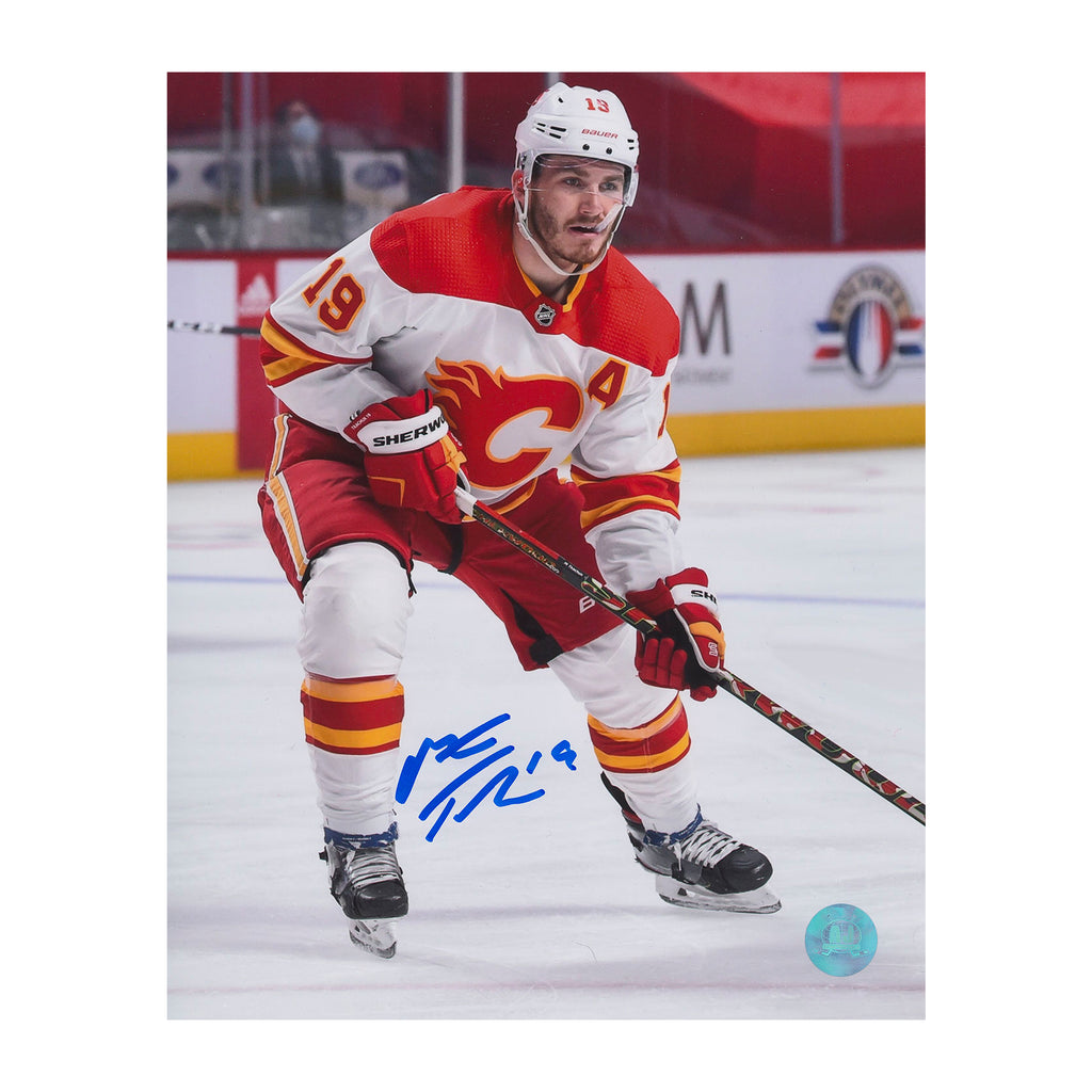 Matthew Tkachuk Autographed “Calgary Flames” 8×10 – KBK Sports