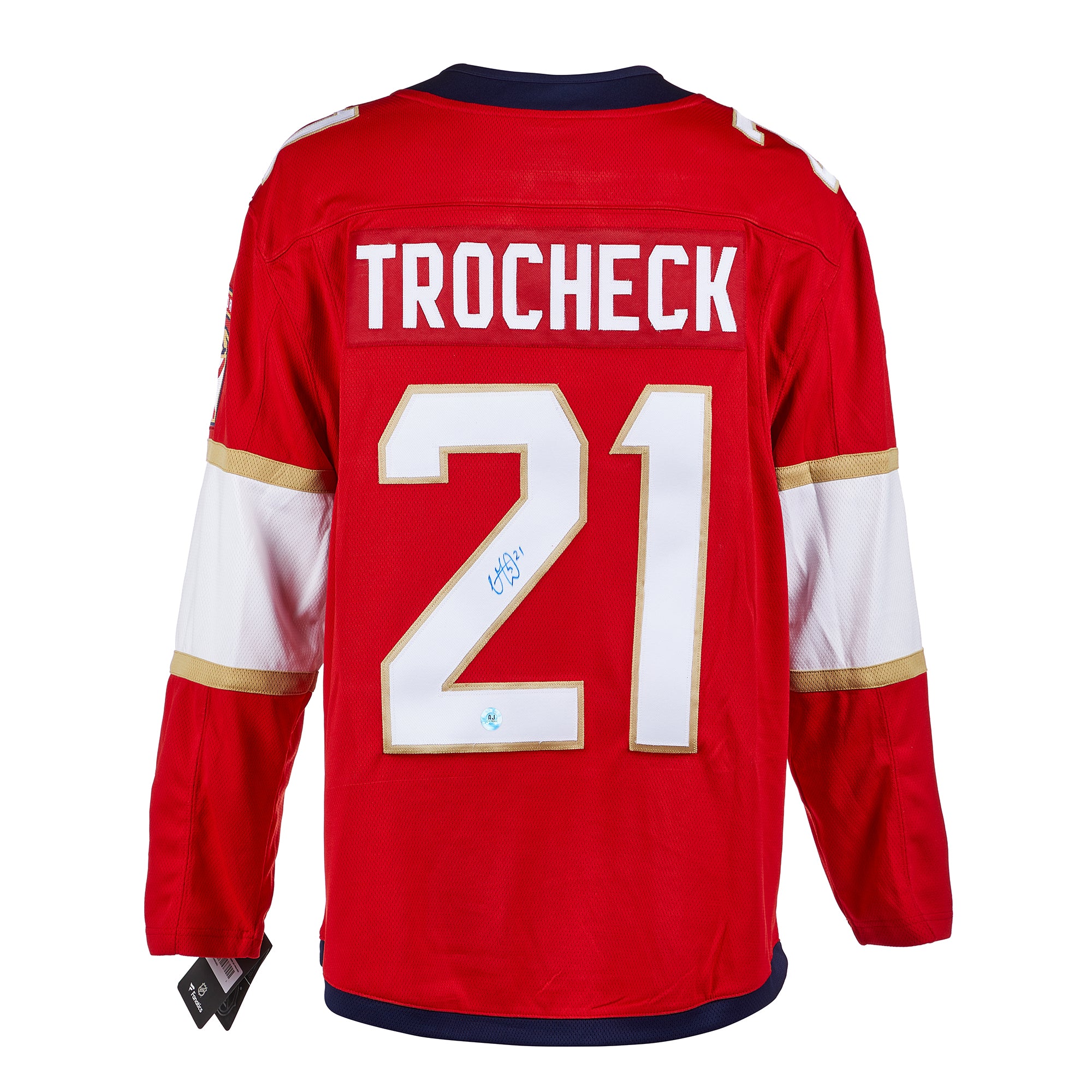 Vincent Trocheck Florida Panthers Autographed Fanatics Jersey | AJ Sports.