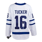 Darcy Tucker Toronto Maple Leafs Signed White Fanatics Jersey | AJ Sports.