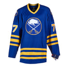 Pierre Turgeon Buffalo Sabres Signed 1st Pick 1987 Vintage Fanatics Jersey | AJ Sports.