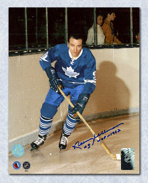 Mike Palmateer/Borje Salming Framed Autographed Toronto Maple Leafs 8X10  Photo