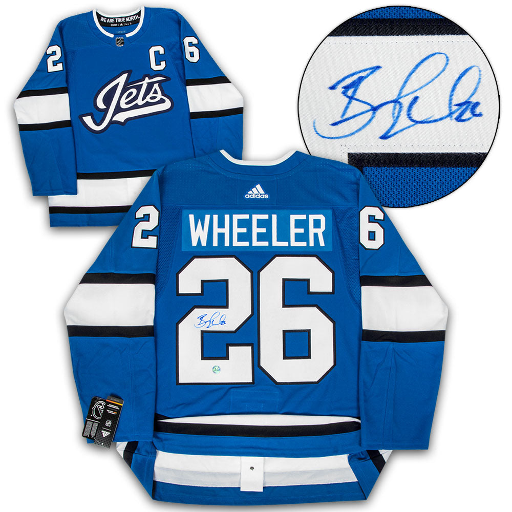Blake Wheeler Signed Winnipeg Jets Heritage Classic Adidas NHL