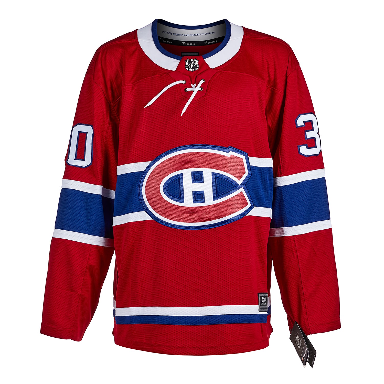 Gump Worsley Montreal Canadiens Autographed Fanatics Jersey | AJ Sports.