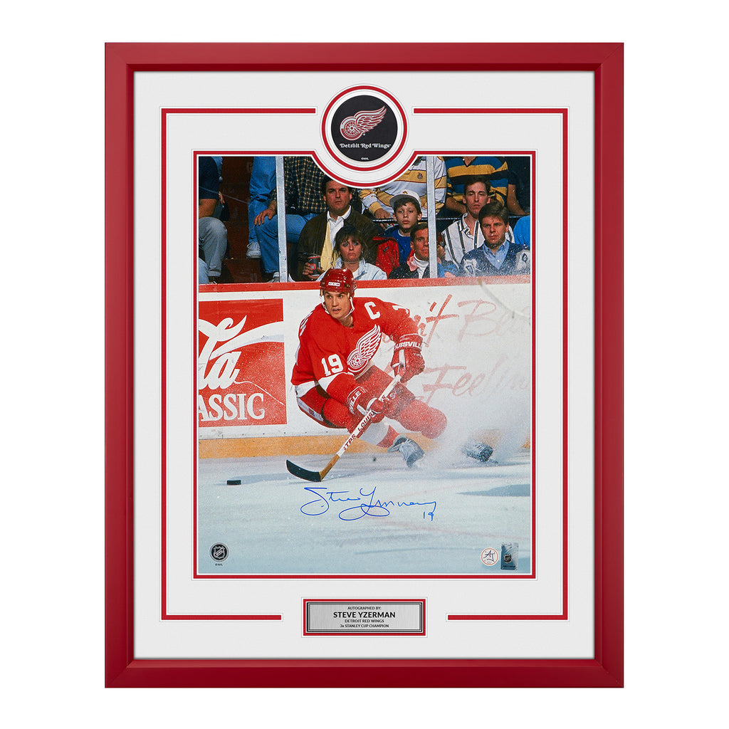 Autographed Steve Yzerman Jersey - Retro CCM Stanley Cup